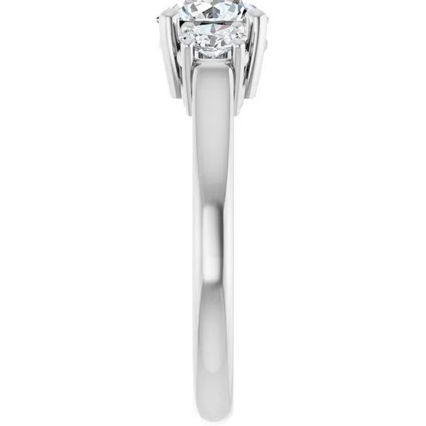 Three-Stone Engagement Ring Image 4 Mark Jewellers La Crosse, WI