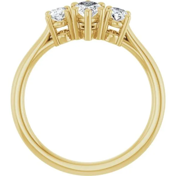 Three-Stone Engagement Ring Image 2 Shipley's Fine Jewelry Hampstead, MD