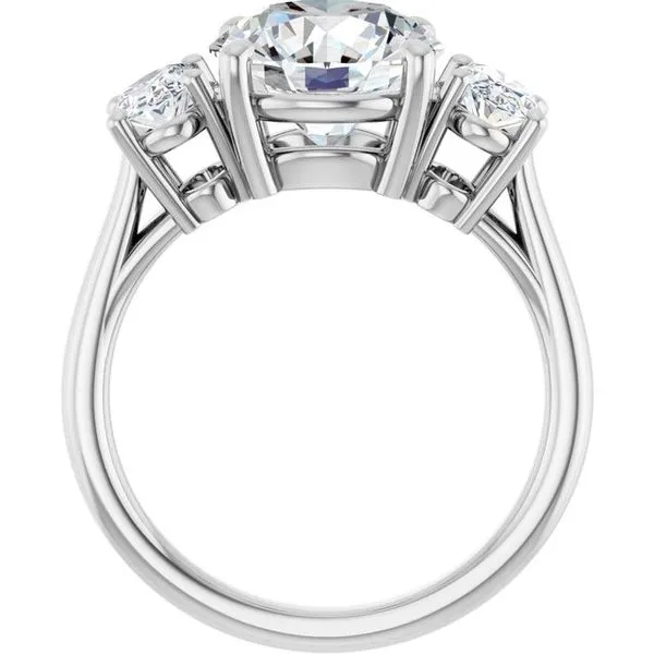 Three-Stone Engagement Ring Image 2 Don's Jewelry & Design Washington, IA