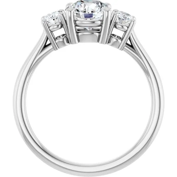 Three-Stone Engagement Ring Image 2 J. Thomas Jewelers Rochester Hills, MI