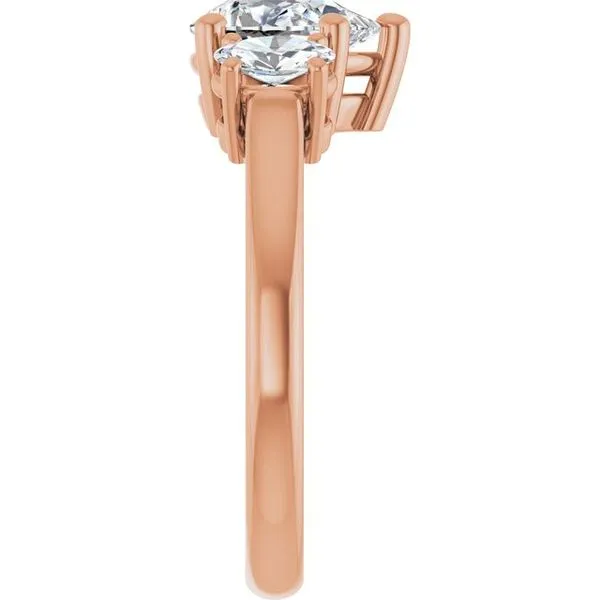 Three-Stone Engagement Ring Image 4 Virtus Collective Newport Beach , CA