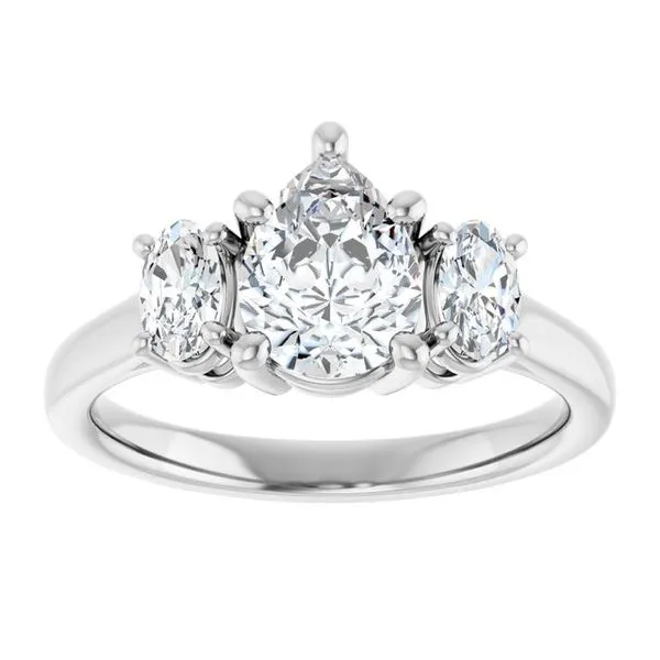 Three-Stone Engagement Ring Image 3 The Ring Austin Round Rock, TX