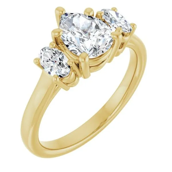 Three-Stone Engagement Ring Mark Jewellers La Crosse, WI