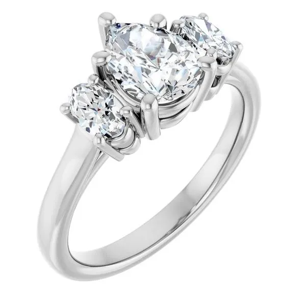 Three-Stone Engagement Ring Jimmy Smith Jewelers Decatur, AL