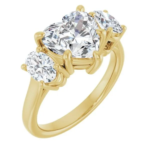 Three-Stone Engagement Ring Arezzo Jewelers Elmwood Park, IL