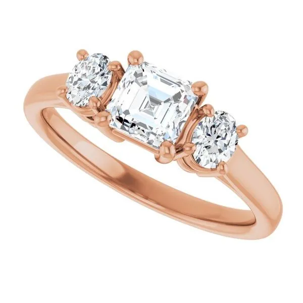 Three-Stone Engagement Ring Image 5 J. Thomas Jewelers Rochester Hills, MI