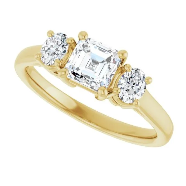 Three-Stone Engagement Ring Image 5 The Ring Austin Round Rock, TX