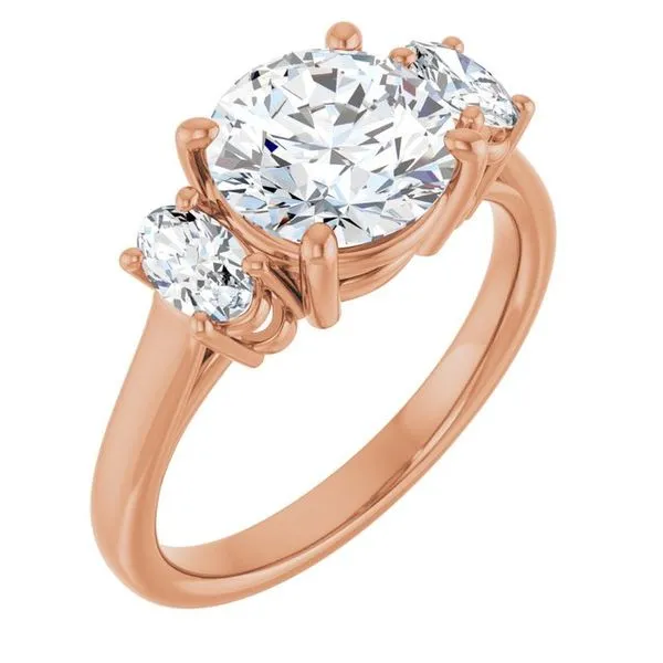 Three-Stone Engagement Ring Ocean View Jewelers Millville, DE