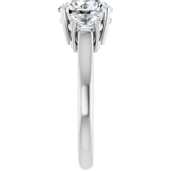 Three-Stone Engagement Ring Image 4 Don's Jewelry & Design Washington, IA