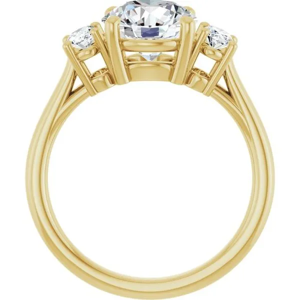 Three-Stone Engagement Ring Image 2 J. Thomas Jewelers Rochester Hills, MI