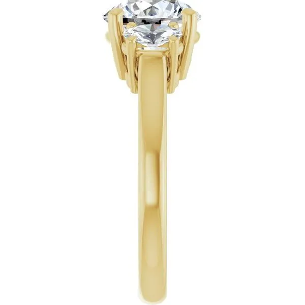 Three-Stone Engagement Ring Image 4 Natale Jewelers Sewell, NJ