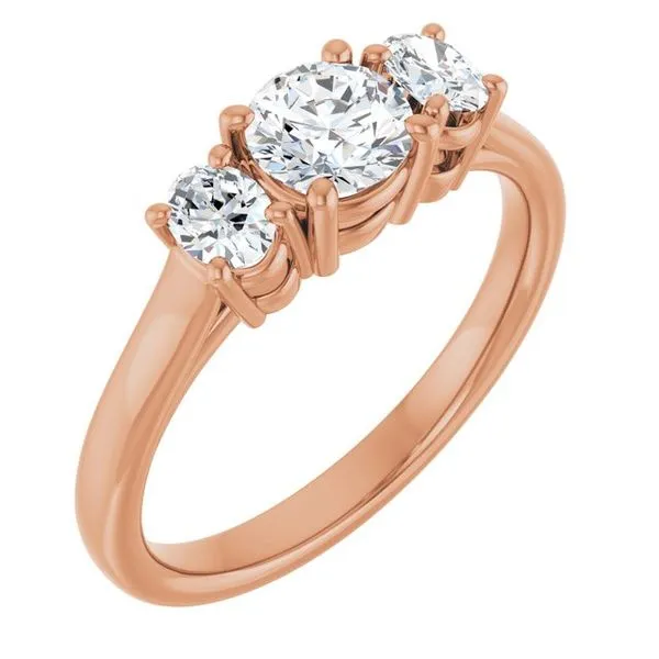 Three-Stone Engagement Ring Raleigh Diamond Fine Jewelry Raleigh, NC