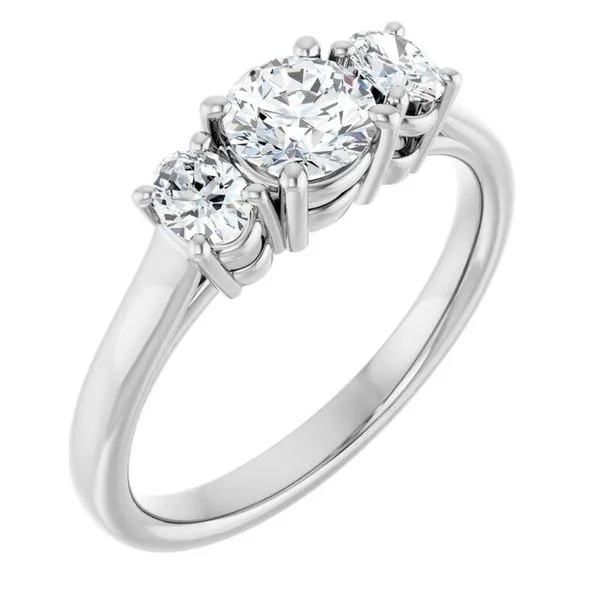 Three-Stone Engagement Ring Virtus Collective Newport Beach , CA