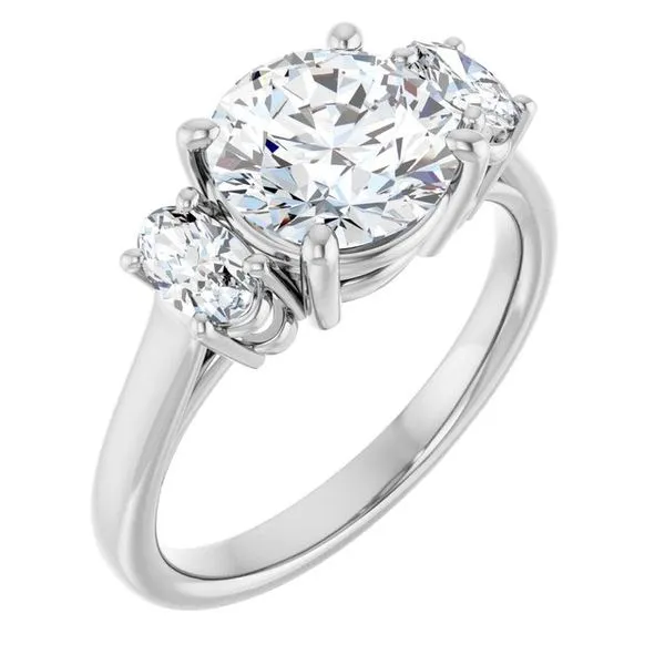 Three-Stone Engagement Ring Virtus Collective Newport Beach , CA