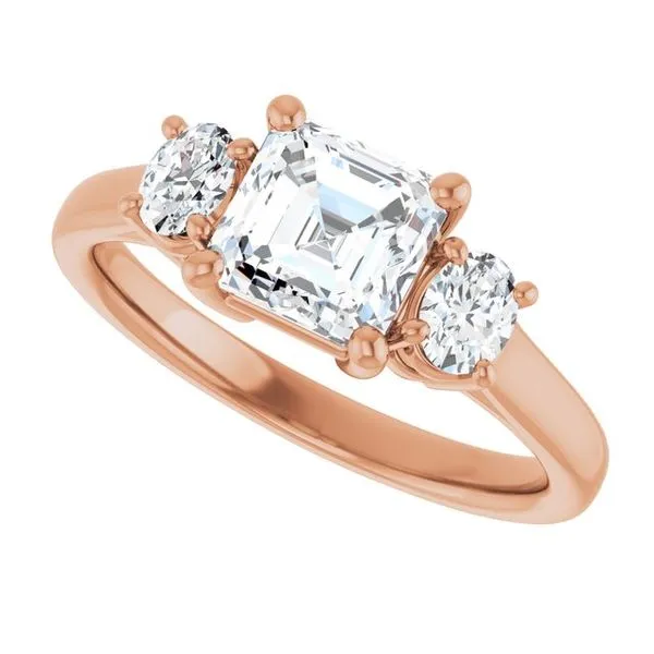 Three-Stone Engagement Ring Image 5 Jimmy Smith Jewelers Decatur, AL