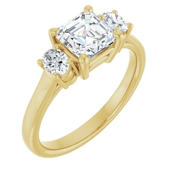 Three-Stone Engagement Ring Arezzo Jewelers Elmwood Park, IL