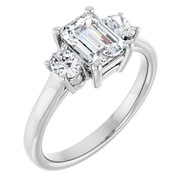 Three-Stone Engagement Ring Natale Jewelers Sewell, NJ