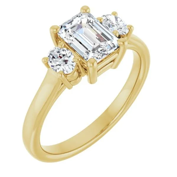 Three-Stone Engagement Ring Vulcan's Forge LLC KANSAS CITY, MO