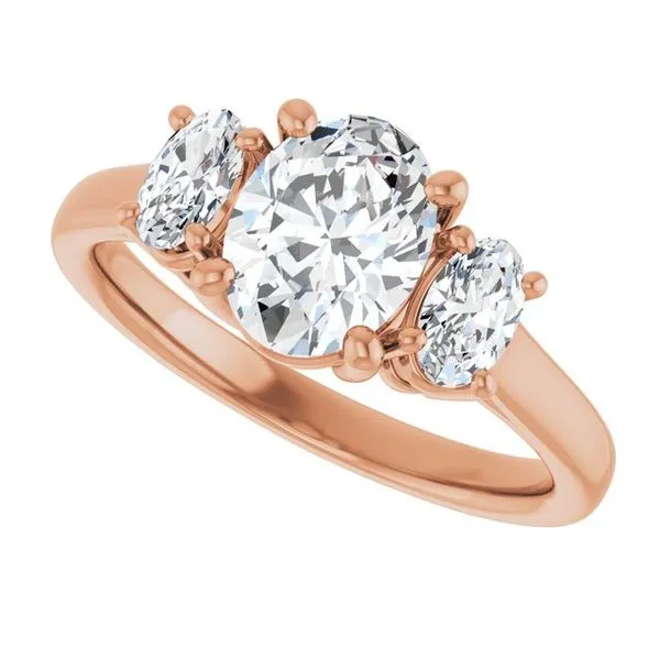 Three-Stone Engagement Ring Image 5 Shipley's Fine Jewelry Hampstead, MD