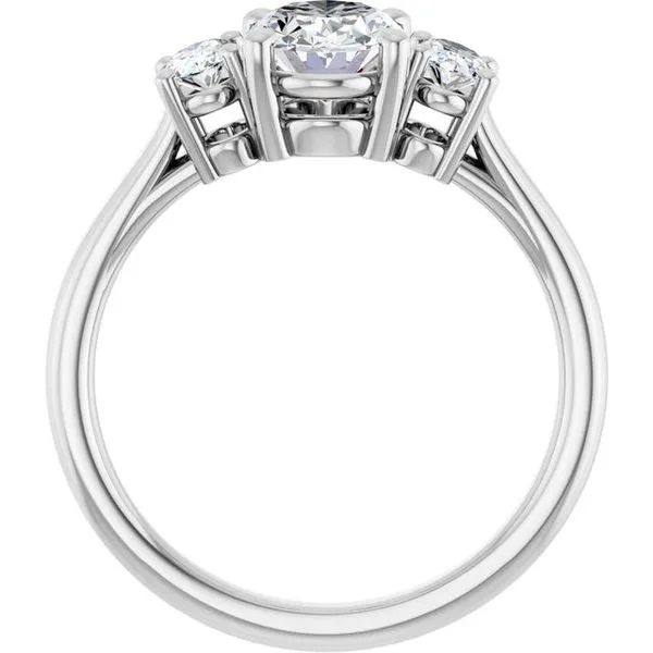 Three-Stone Engagement Ring Image 2 Shipley's Fine Jewelry Hampstead, MD