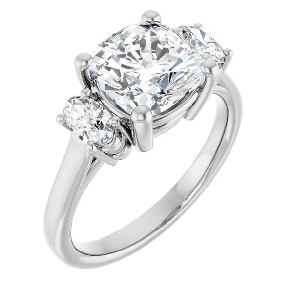 Three-Stone Engagement Ring The Jewelry Source El Segundo, CA