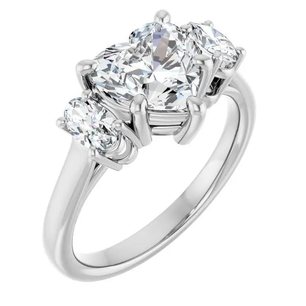 Three-Stone Engagement Ring Paul James Jewelers Angels Camp, CA