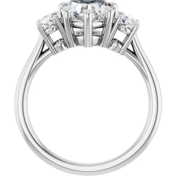 Three-Stone Engagement Ring Image 2 The Ring Austin Round Rock, TX