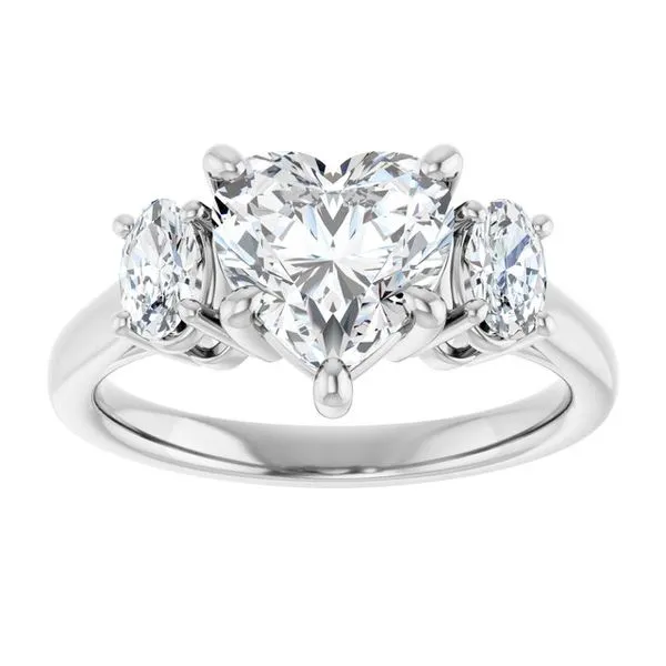 Three-Stone Engagement Ring Image 3 Paul James Jewelers Angels Camp, CA