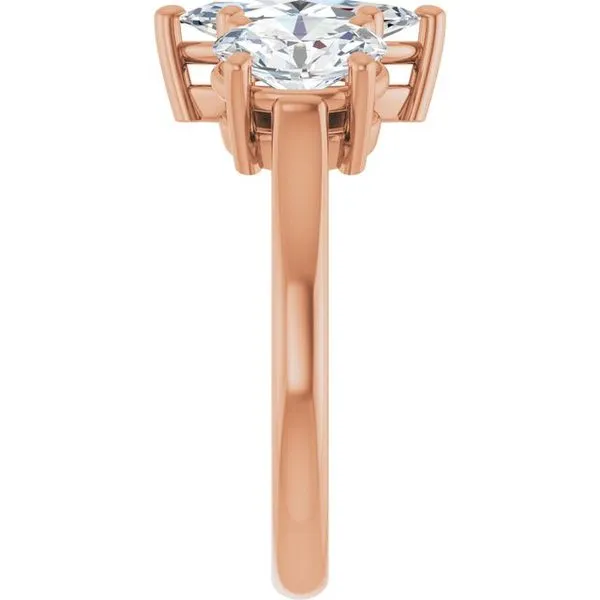 Three-Stone Engagement Ring Image 4 Don's Jewelry & Design Washington, IA