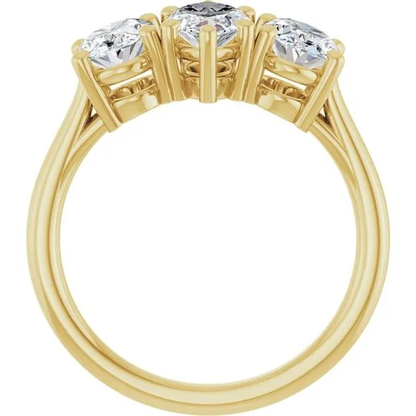 Three-Stone Engagement Ring Image 2 Raleigh Diamond Fine Jewelry Raleigh, NC