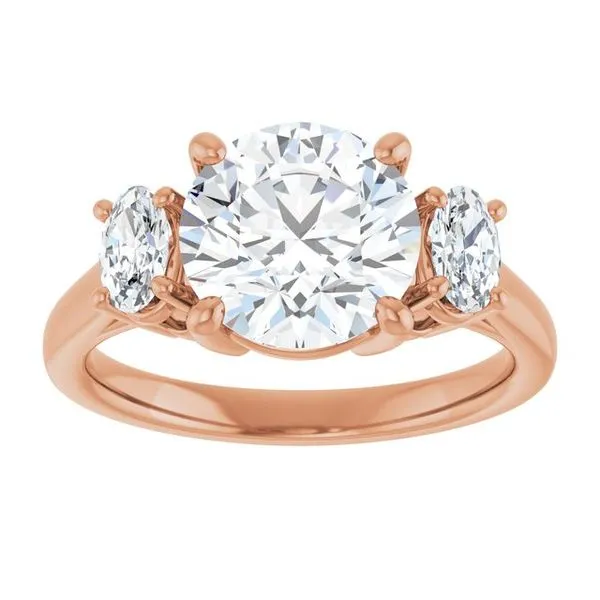 Three-Stone Engagement Ring Image 3 Jimmy Smith Jewelers Decatur, AL