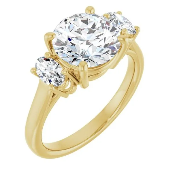 Three-Stone Engagement Ring Virtus Collective Newport Beach , CA