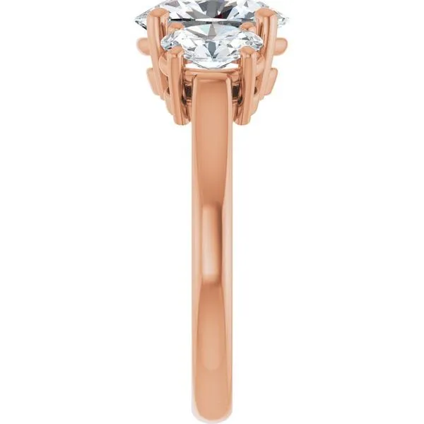 Three-Stone Engagement Ring Image 4 Mark Jewellers La Crosse, WI