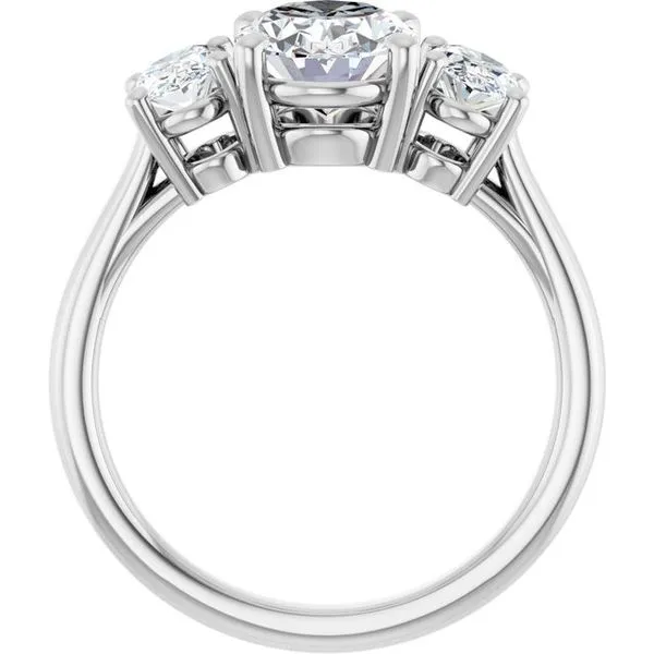 Three-Stone Engagement Ring Image 2 Redlands Jewelers Redlands, CA