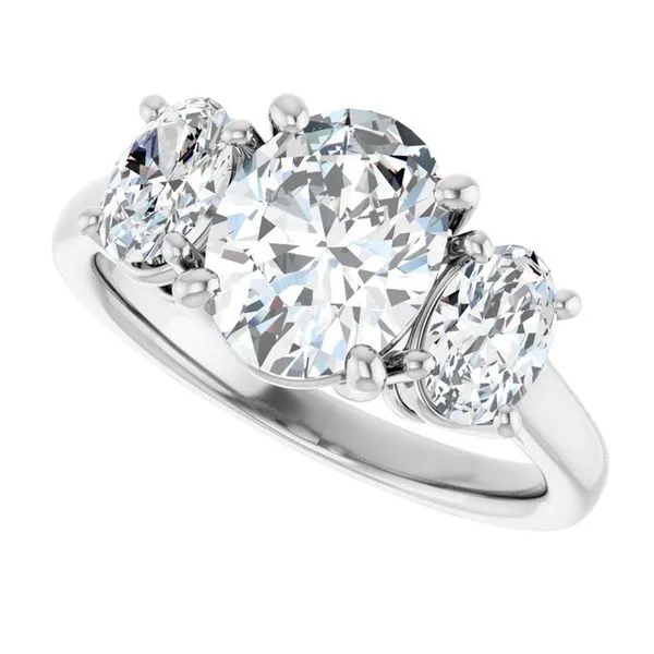 Three-Stone Engagement Ring Image 5 Rox Atlanta Jewelers Decatur, GA