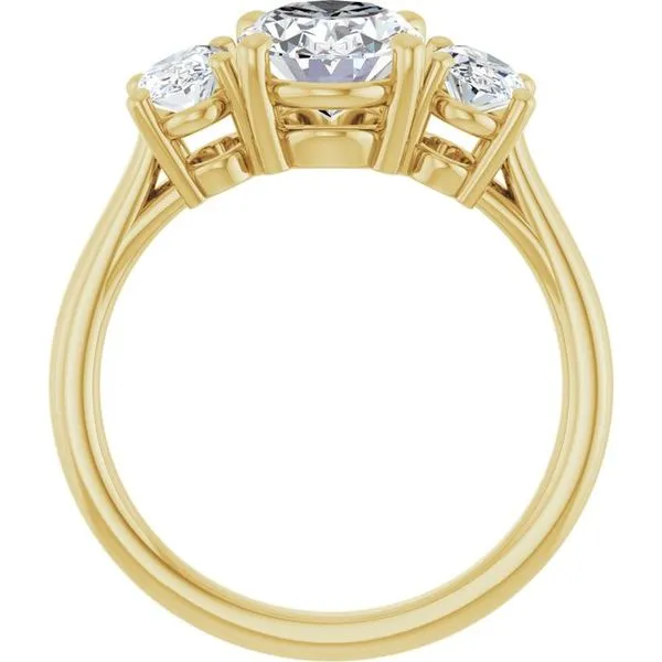 Three-Stone Engagement Ring Image 2 Paul James Jewelers Angels Camp, CA