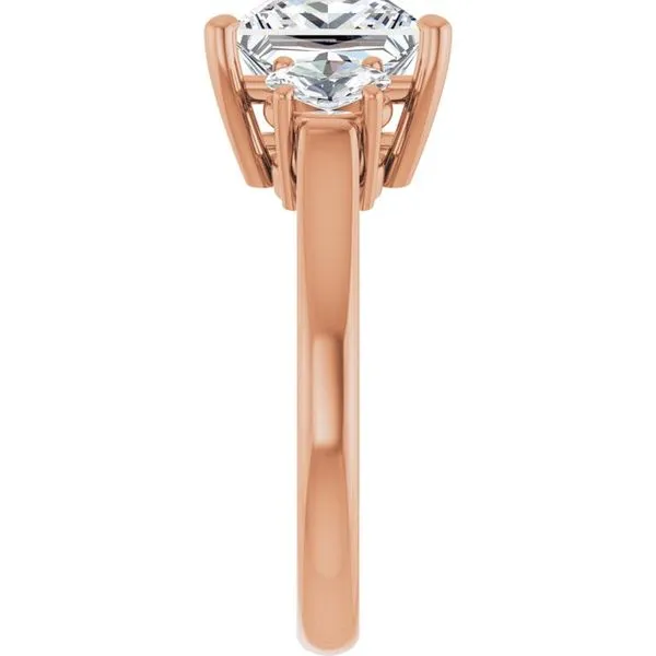 Three-Stone Engagement Ring Image 4 Jimmy Smith Jewelers Decatur, AL