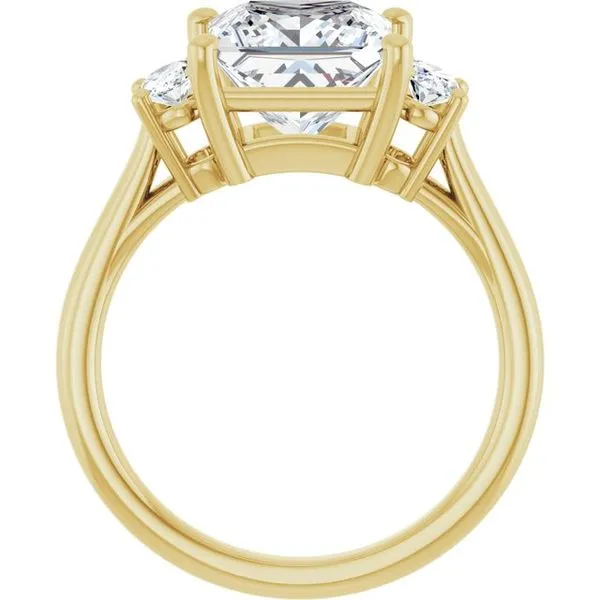 Three-Stone Engagement Ring Image 2 Futer Bros Jewelers York, PA