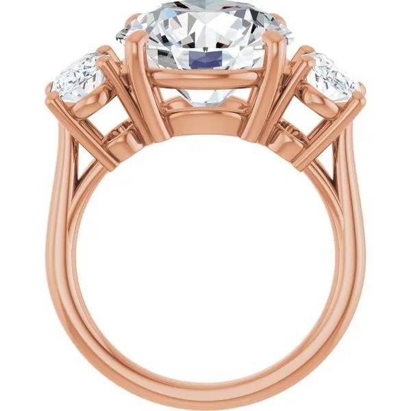 Three-Stone Engagement Ring Image 2 Raleigh Diamond Fine Jewelry Raleigh, NC
