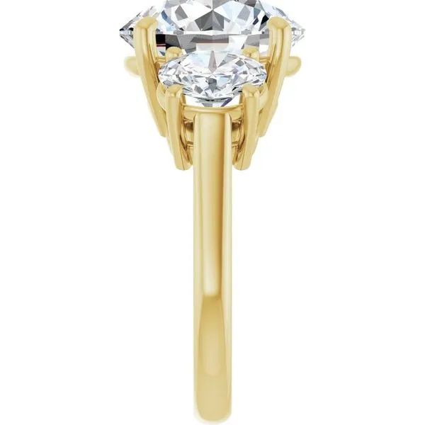 Three-Stone Engagement Ring Image 4 J. Thomas Jewelers Rochester Hills, MI