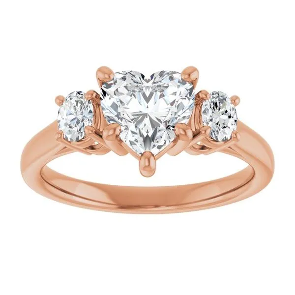 Three-Stone Engagement Ring Image 3 J. Thomas Jewelers Rochester Hills, MI