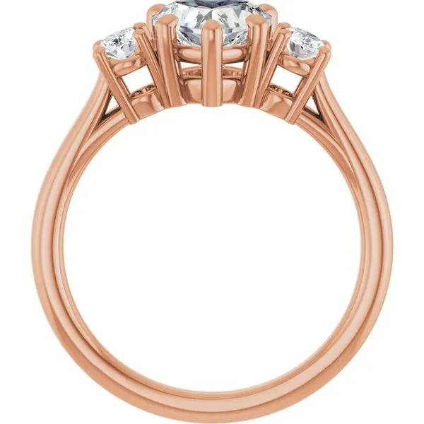 Three-Stone Engagement Ring Image 2 Mark Jewellers La Crosse, WI