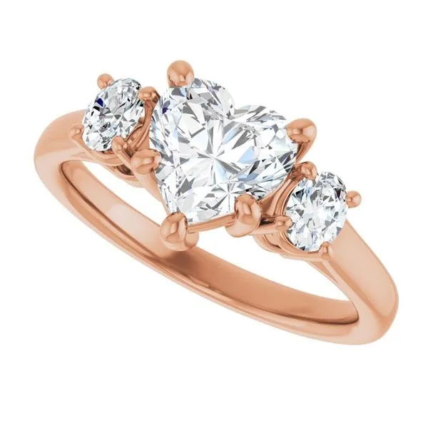 Three-Stone Engagement Ring Image 5 Arezzo Jewelers Elmwood Park, IL