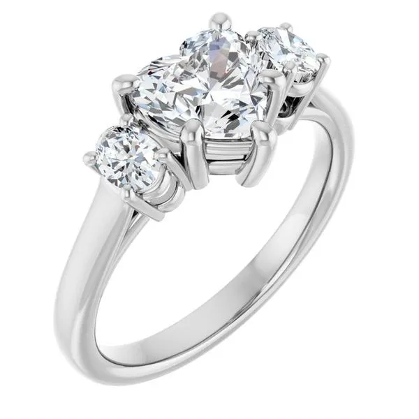 Three-Stone Engagement Ring Mark Jewellers La Crosse, WI