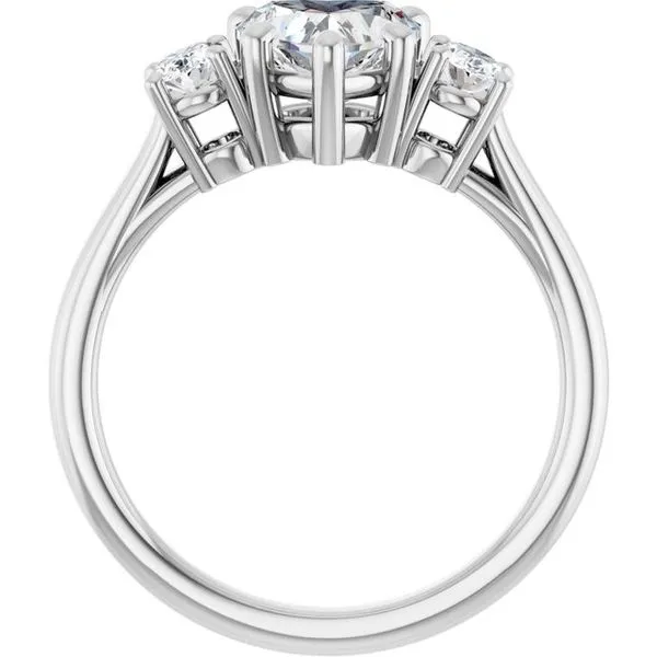 Three-Stone Engagement Ring Image 2 Don's Jewelry & Design Washington, IA