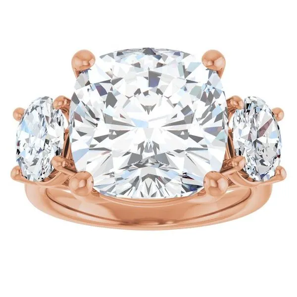 Three-Stone Engagement Ring Image 3 The Ring Austin Round Rock, TX