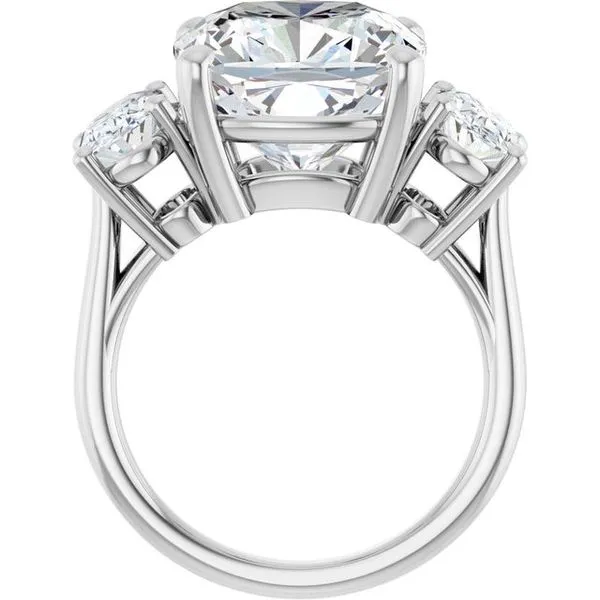 Three-Stone Engagement Ring Image 2 Clater Jewelers Louisville, KY