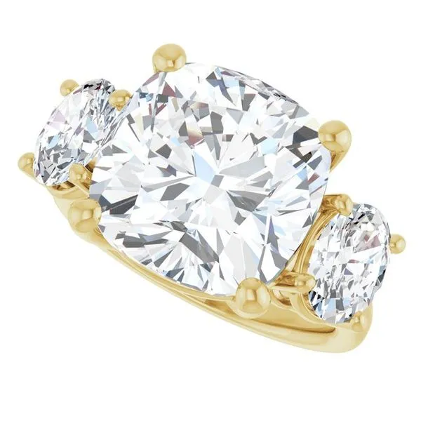 Three-Stone Engagement Ring Image 5 Shipley's Fine Jewelry Hampstead, MD