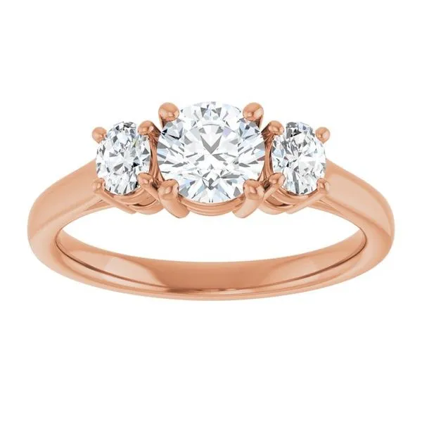 Three-Stone Engagement Ring Image 3 Don's Jewelry & Design Washington, IA