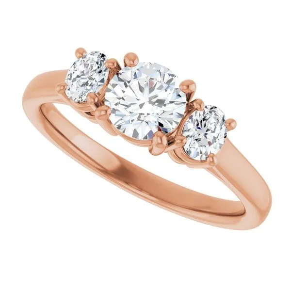 Three-Stone Engagement Ring Image 5 Austin's Fine Diamonds & Jewelry Lyndhurst, NJ